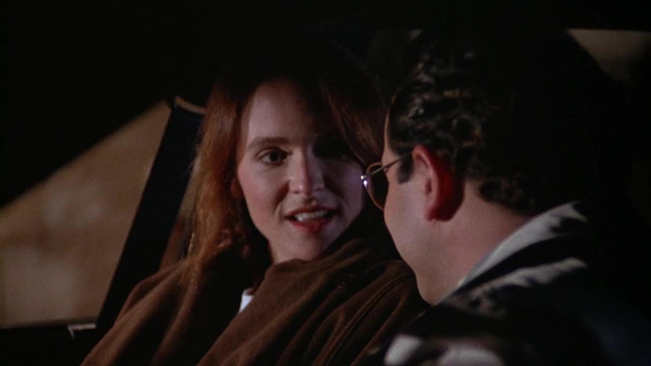 Carol: Would you like to come upstairs for some coffee? George: Oh, no, thanks. I can