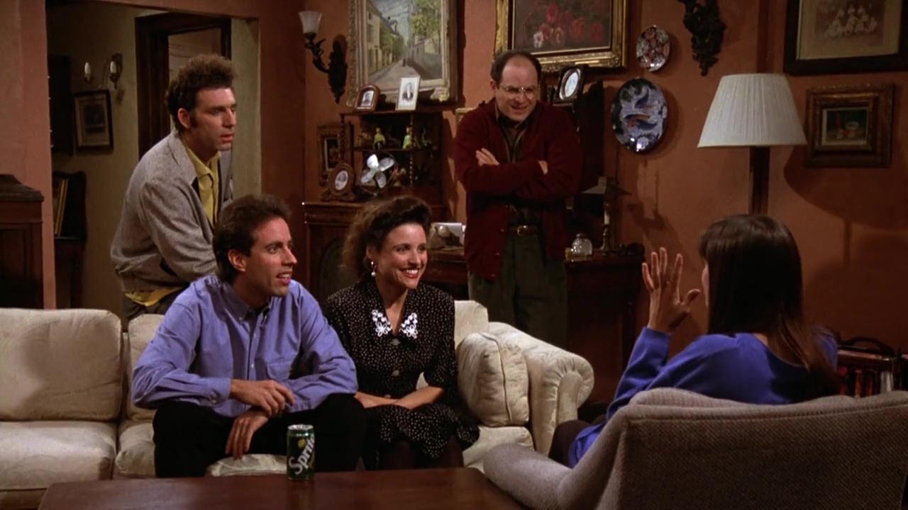 Elaine: It looks good. Jerry: Great job. Kramer: You got butchered. (George faints)