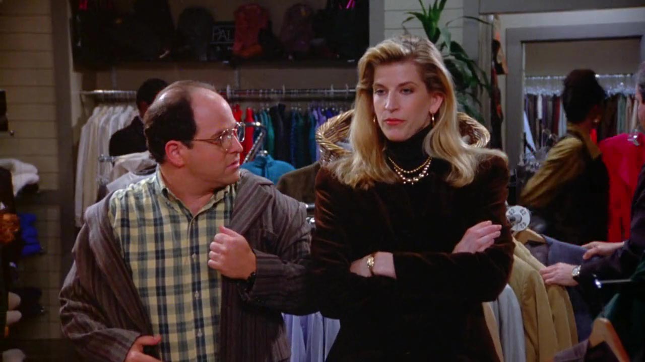 Saleswoman: You are perfect for that suit.