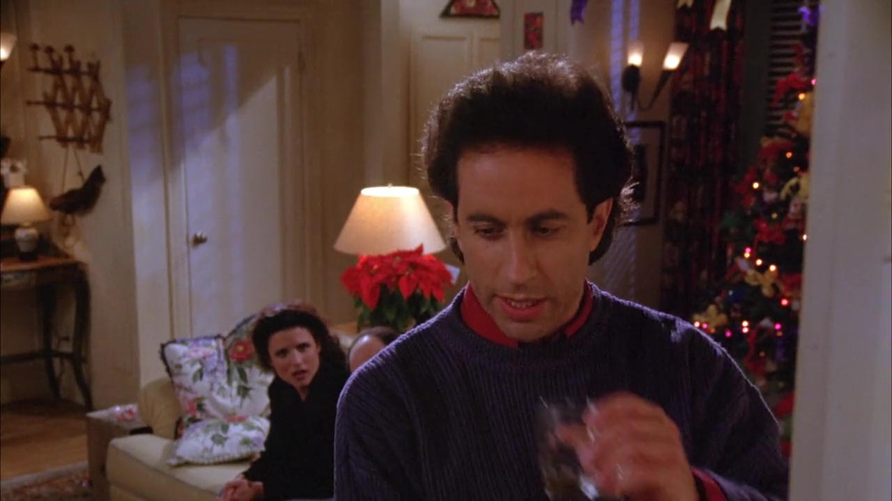 Elaine: So now Duncan is back? Jerry: He