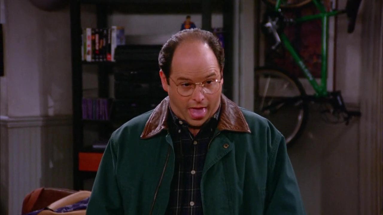 George: Well, I heard a noise. Jerry: What noise? George: You know .. blah!