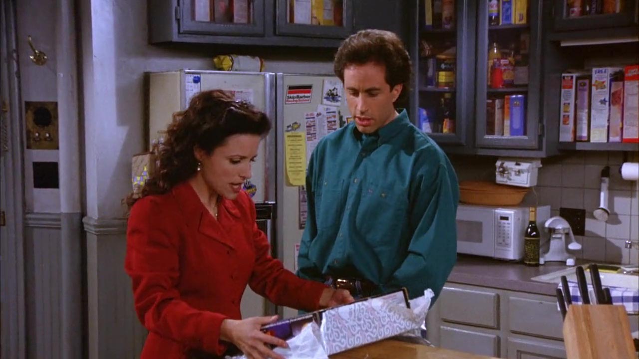 He recycled this gift.?He