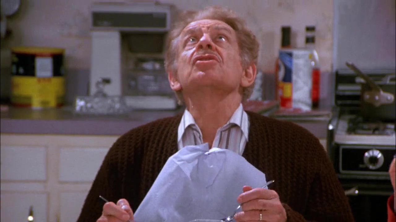 George: Tell me about Aunt Baby. Frank: (looks up to heaven) She