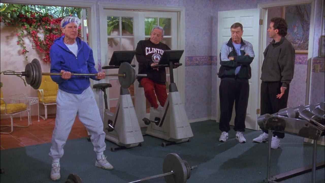 Hey, Izzy, this kid says he can lift more than you can.