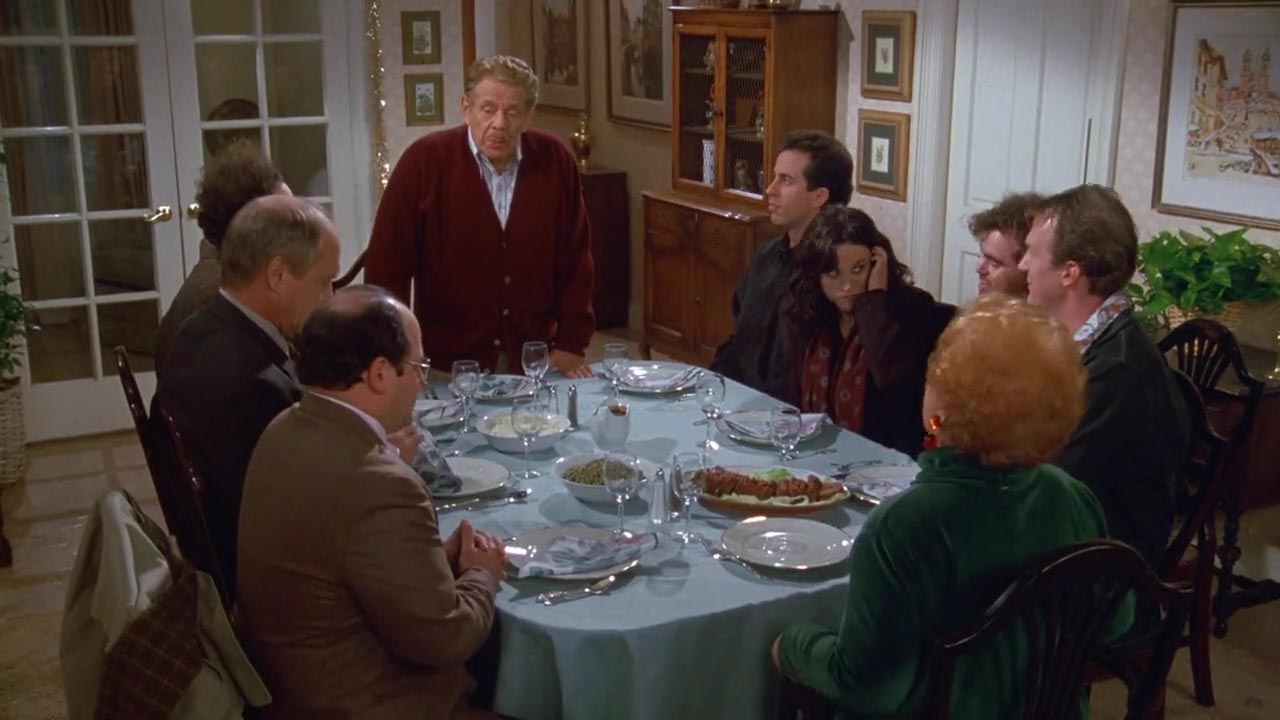 Frank:  Welcome, new comers. The tradition of Festivus begins with the airing of grievances. I got a lot of problems with you people! And now you