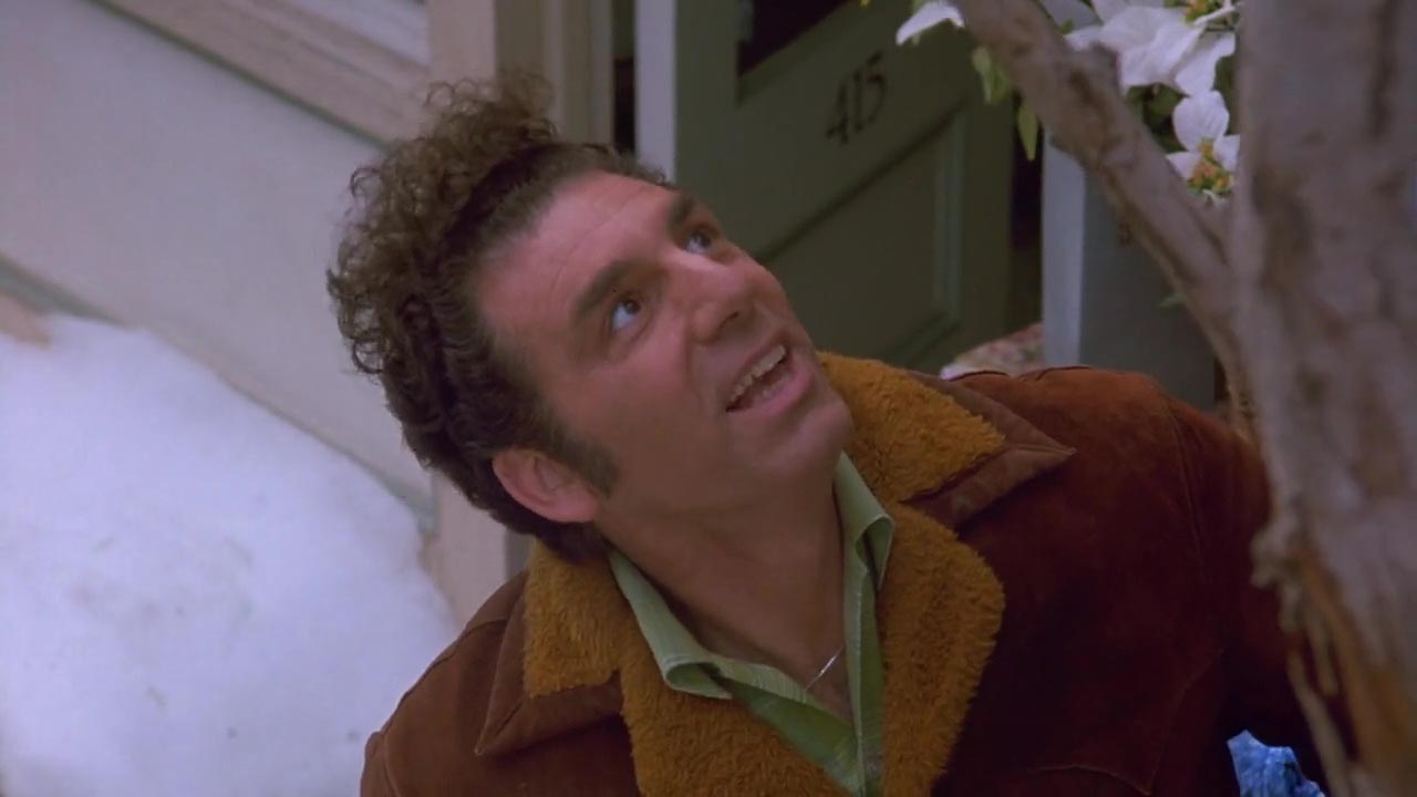 Kramer: Where did you learn to climb trees like that? Newman: The Pacific Northwest.