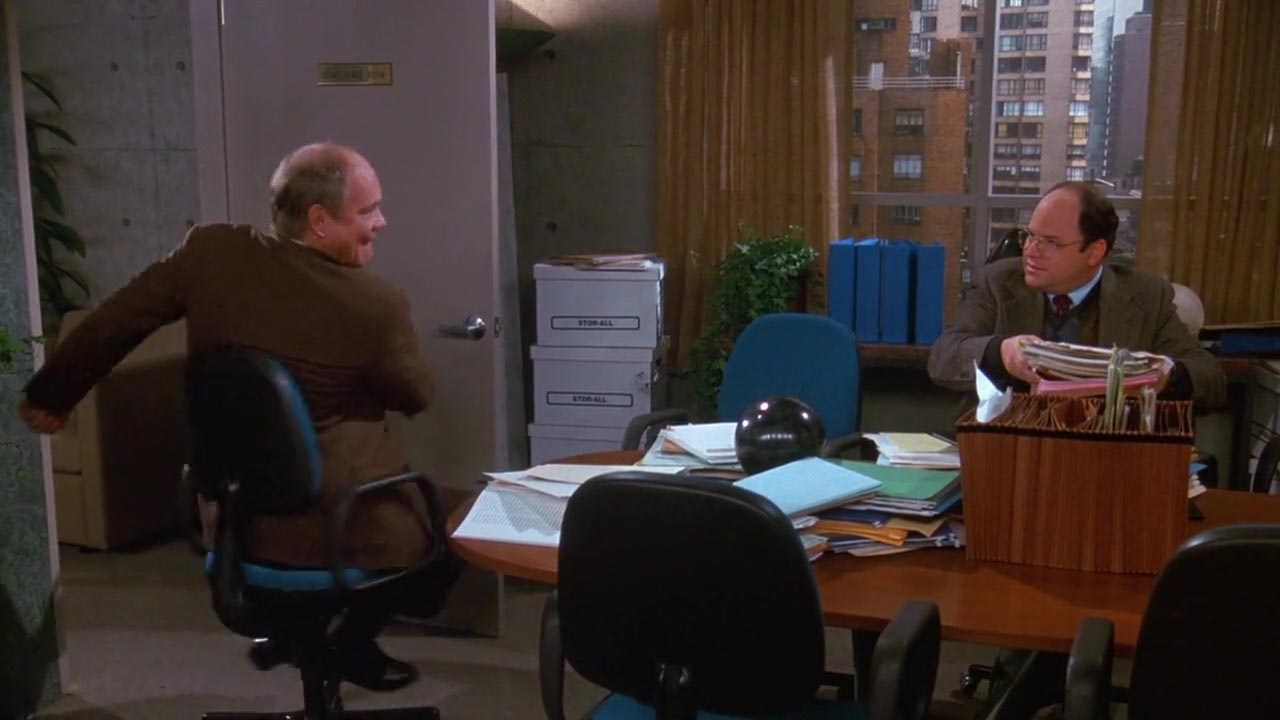George, check it out. Three times around, no feet.