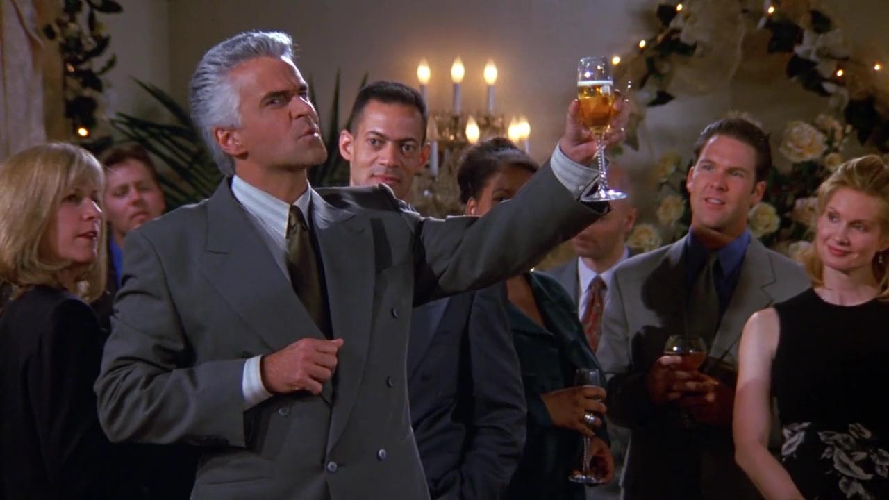 My friends, a toast. As the woolly-haired Melanesians of Papua, New Guinea, once said, [clicking and popping sounds]