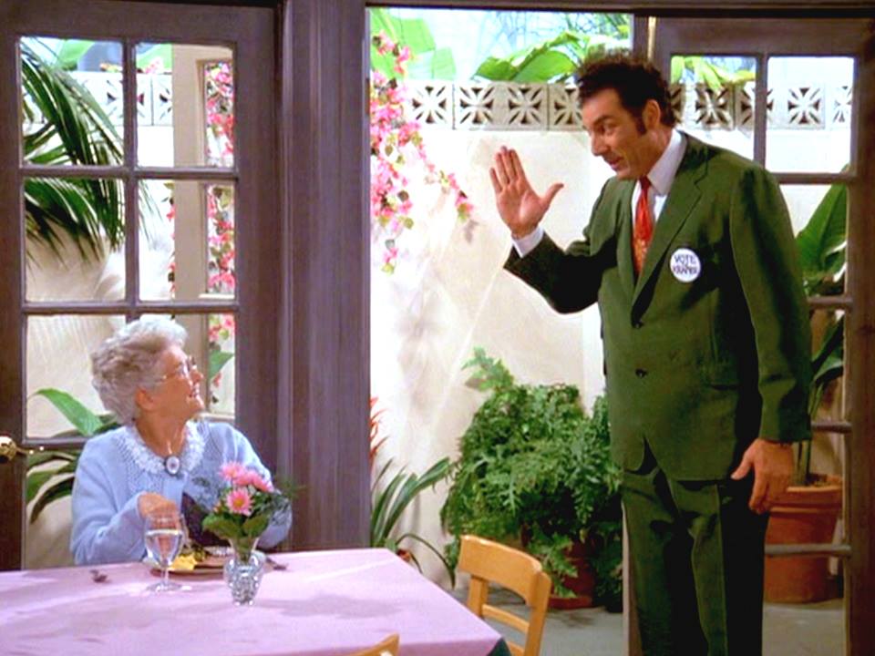 A vote for me is a vote for Kramer! 