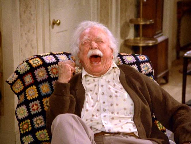 Before you go, would you mind changing my diaper? Ha ha ha!