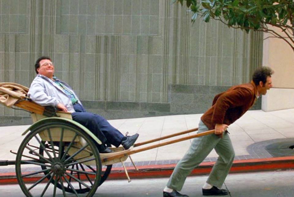 Mind your pace, boy. Chop, chop!