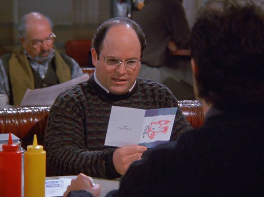 I got him Yankee tickets! He got me a piece of paper saying: "I
